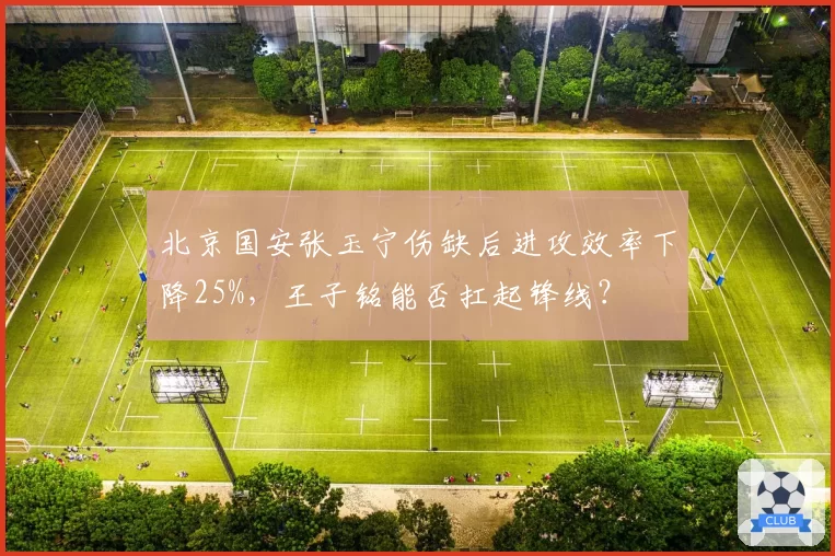 北京国安张玉宁伤缺后进攻效率下降25%,王子铭能否扛起锋线?